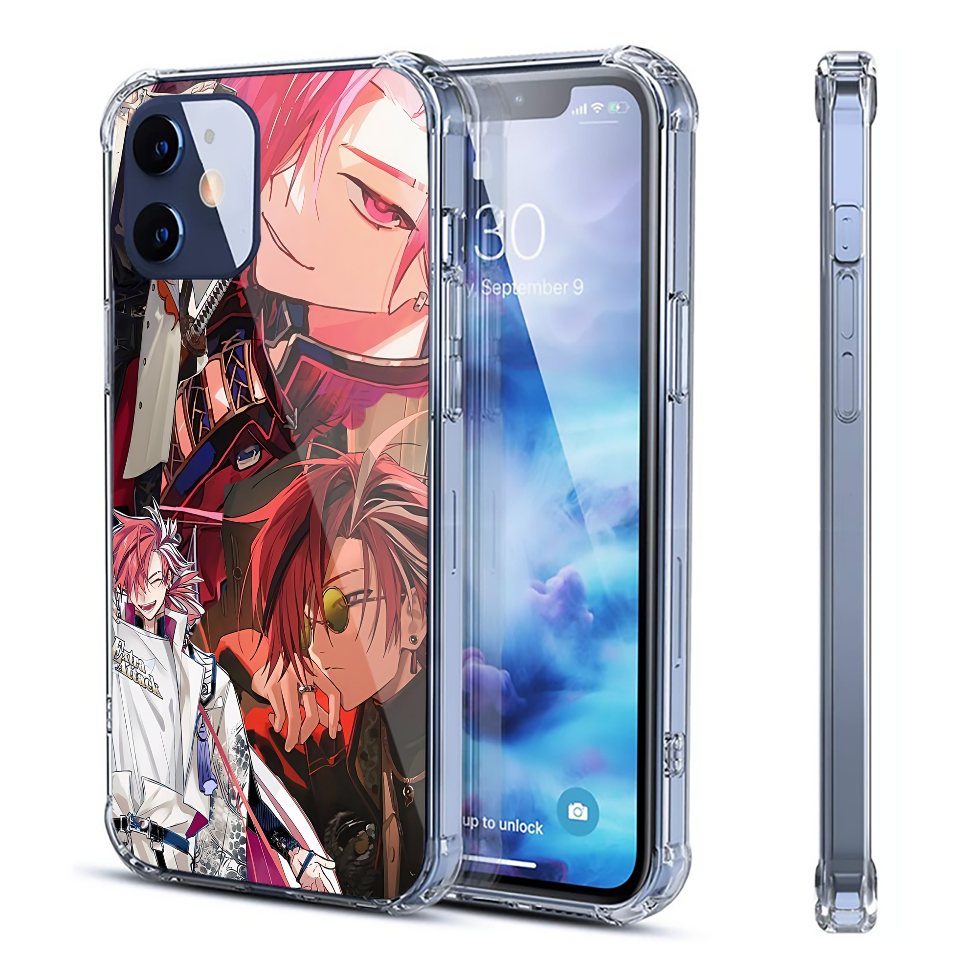 （画像用） 刀剣乱舞 Touken Ranbu 【iPhone 12シリーズ対応】透明スマホケース（クリアソフトケース）